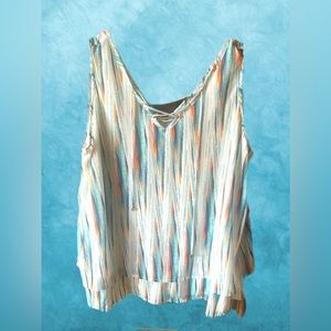 NWT XL Layered flowy tank top